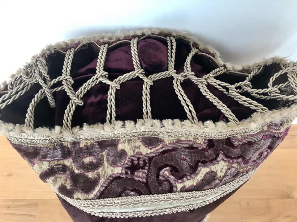 “Carpetbagger” style Velvet Cord Cushion