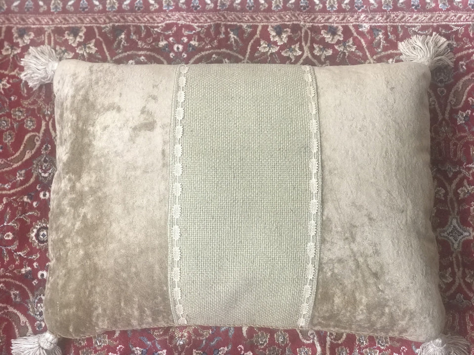velvet cushion