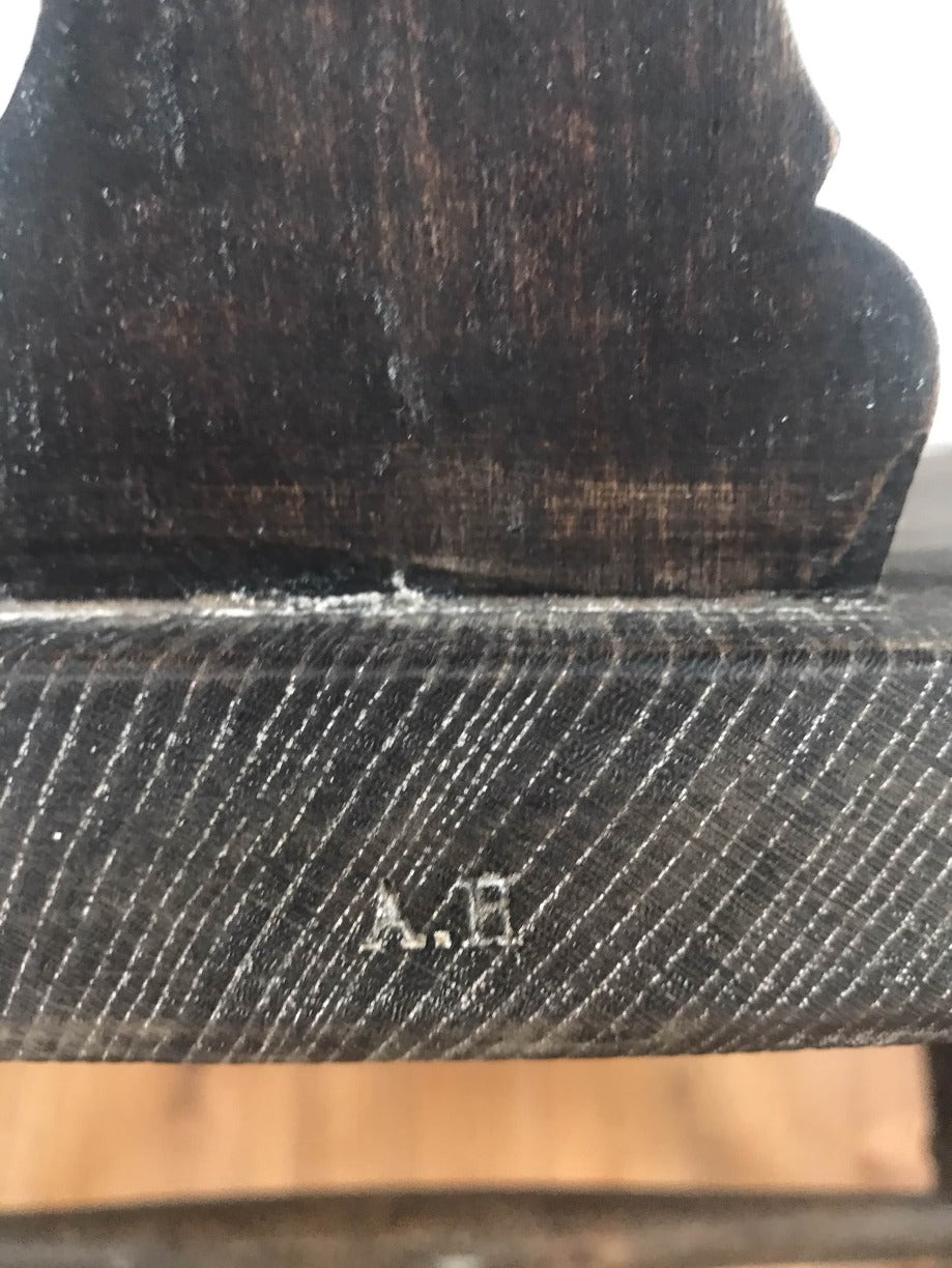 Windsor chair with makers mark