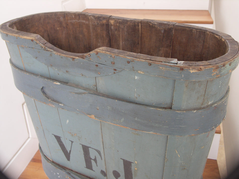 Vintage Grape Picking Basket