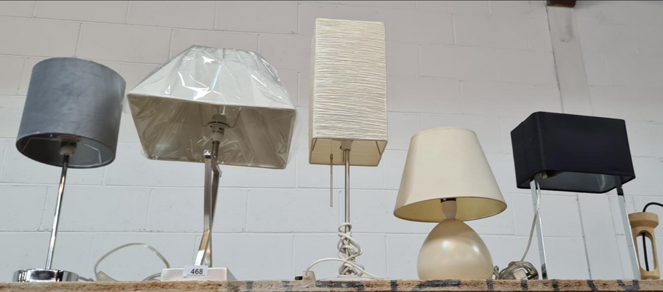 5 Bedside Lamps