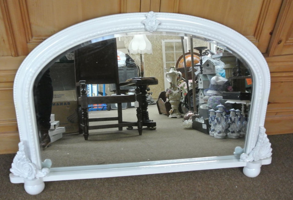 Arch Top Over Mantle Mirror
