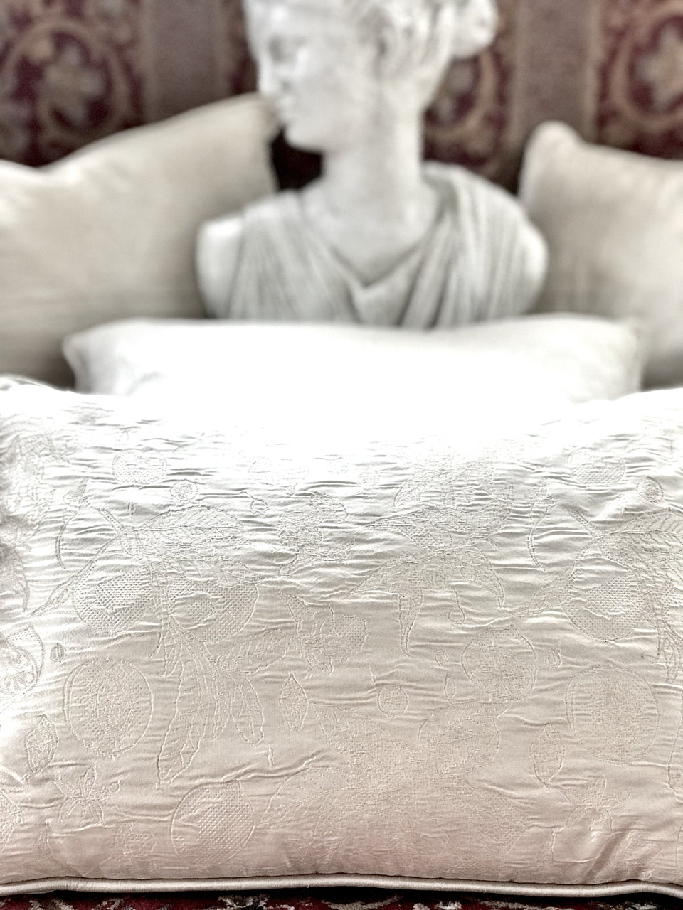 luxury silk cushions