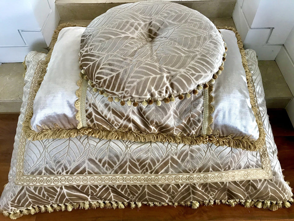 damask floor cushions